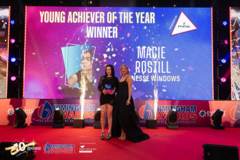 Finesse Windows' Macie Rostill Crowned Young Achiever of the YEAR at 2025 Birmingham Awards