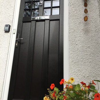 Black Elegance Door with Chrome Furniture 3