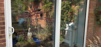 [Case Study) - White Sliding Patio Doors