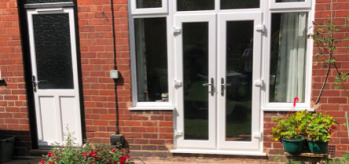 [Case Study] - White uPVC Back Door and French Doors