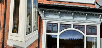 [Case Study) - BESPOKE BAY WINDOW WITH REPLICA GLASS