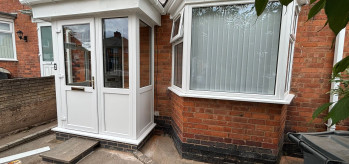 [Case Study) - Modern White Porch