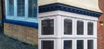 [Case Study) - Residence Flush Sash with Encapsulated Stained Glass Units