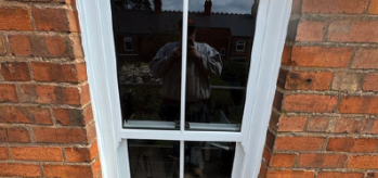 [Case Study) - White uPVC Sliding Sash Window