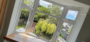 [Case Study] White 3 Faceted Bay Window