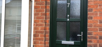 [Case Study) - Dark Green Elegance Door