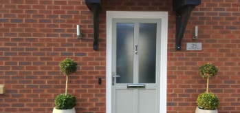 [Case Study) - Elegance Door in Agate Grey with Stippolyte Glass