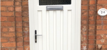 [Case Study) - White Foiled uPVC Door