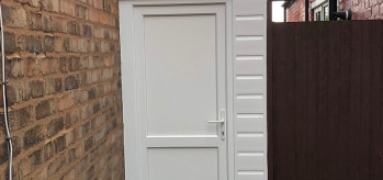 [Case Study) - White uPVC Door