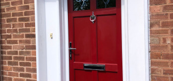 [Case Study) - Elegance Front Door with Bevelled Glass