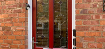 [Case Study) - Elegance Door with Encapsulated Stained Glass