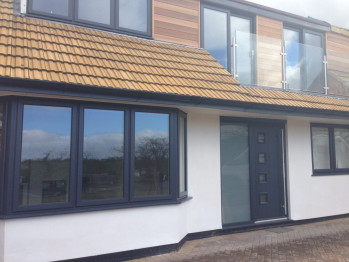 Grand Designs – Grey uPVC Windows